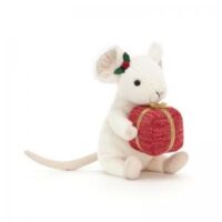 Merry Mouse med julklapp - Jellycat